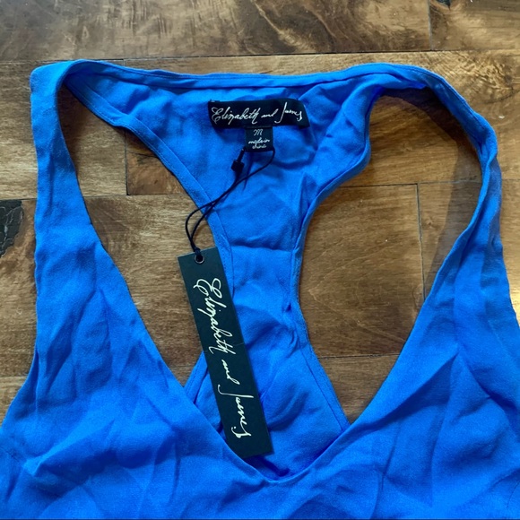Elizabeth and James Tops - Elizabeth and James Seymour Racerback silk top M